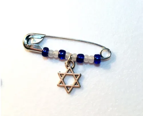 Star of David Safety Pin